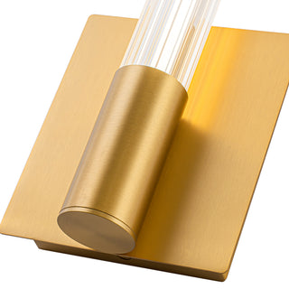 Maxe 24 in Gold Dimmable LED Wall Sconce
