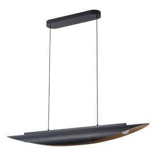Miros 47 in Black Dimmable LED Linear Pendant
