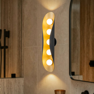 Miros 24 in Black Dimmable LED Vanity Light
