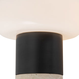 Niko 7 in Urban Bronze Dimmable LED Table Lamp with Opal Matte Glass
