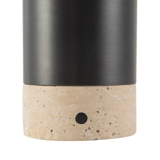 Niko 7 in Urban Bronze Dimmable LED Table Lamp with Opal Matte Glass
