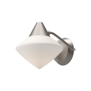 Brushed Nickel/Opal Matte Glass