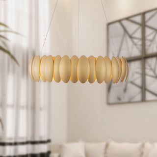 Palma 28 in Gold Dimmable LED Chandelier
