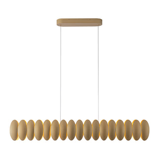 Palma 47 in Gold Dimmable LED Linear Pendant
