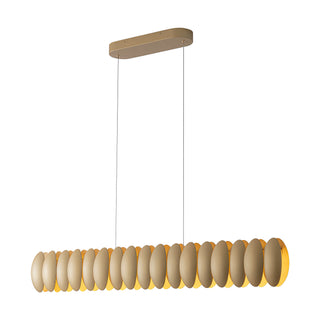 Palma 47 in Gold Dimmable LED Linear Pendant
