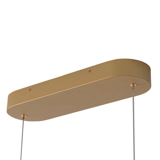 Palma 47 in Gold Dimmable LED Linear Pendant
