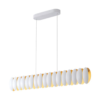 Palma 47 in White Dimmable LED Linear Pendant
