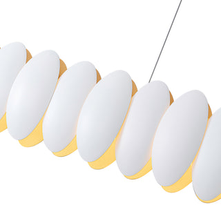 Palma 47 in White Dimmable LED Linear Pendant

