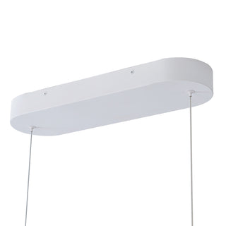 Palma 47 in White Dimmable LED Linear Pendant
