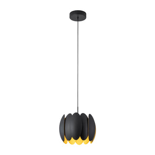 Palma 10 in Black Dimmable LED Pendant
