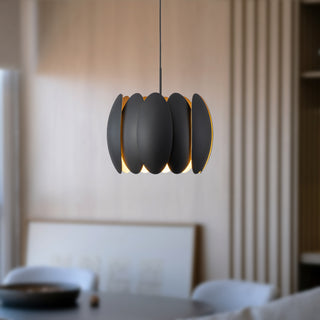 Palma 10 in Black Dimmable LED Pendant

