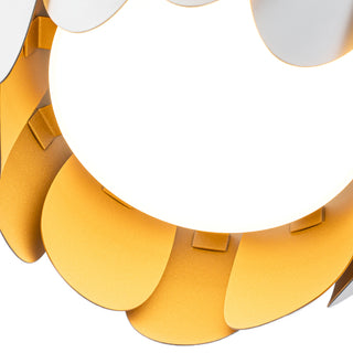 Palma 10 in White Dimmable LED Pendant
