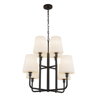 Plisse 30 in Chandelier
