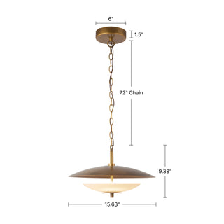 Prescott 16 in Dimmable LED Pendant
