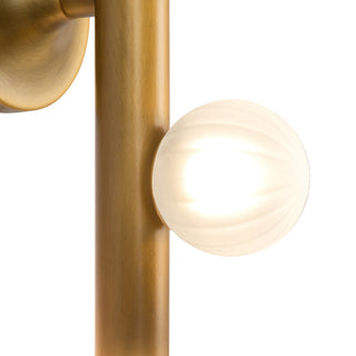 Reese 14 in Vintage Brass Dimmable LED Wall Sconce with Opal Glass
