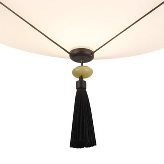 Reeve 15 in Matte Black Pendant with Opal Glass
