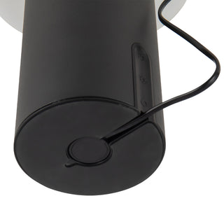 Shilo 8 in Matte Black Dimmable LED Exterior Portable Lamp
