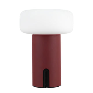 Shilo 8 in Red Dimmable LED Exterior Portable Lamp
