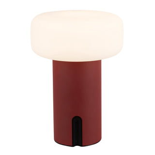 Shilo 8 in Red Dimmable LED Exterior Portable Lamp
