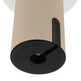 Shilo 8 in Sand Dimmable LED Exterior Portable Lamp
