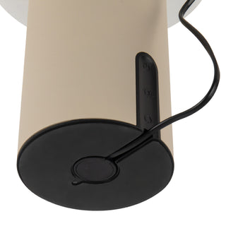 Shilo 8 in Sand Dimmable LED Exterior Portable Lamp

