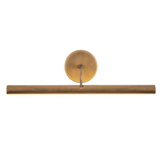 Slender 18 in Vintage Brass Dimmable LED Wall/Picture Light
