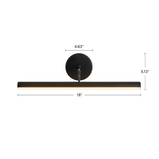Slender 18 in Dimmable LED Wall/Picture Light
