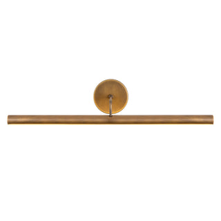 Slender 24 in Vintage Brass Dimmable LED Wall/Picture Light
