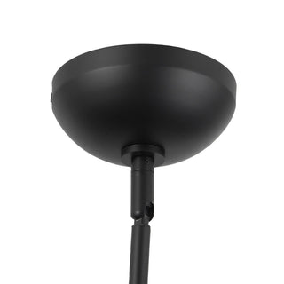 Springfield 25 in Black Pendant with Brushed Gold Accents
