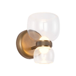 Vintage Brass/Class Glass