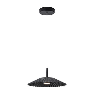 Sybil 13 in Black Dimmable LED Pendant
