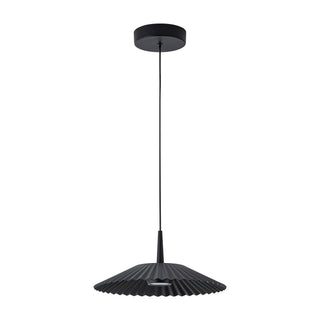 Sybil 13 in Black Dimmable LED Pendant
