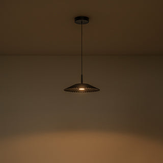 Sybil 13 in Black Dimmable LED Pendant
