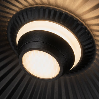 Sybil 13 in Black Dimmable LED Pendant
