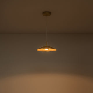 Sybil 13 in Gold Dimmable LED Pendant
