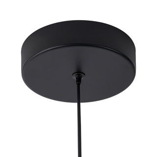 Sybil 18 in Black Dimmable LED Pendant
