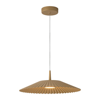 Sybil 18 in Gold Dimmable LED Pendant
