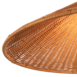 Tyde 50 in Linear Pendant with Natural Rattan Shades

