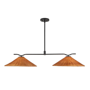 Black/Natural Rattan
