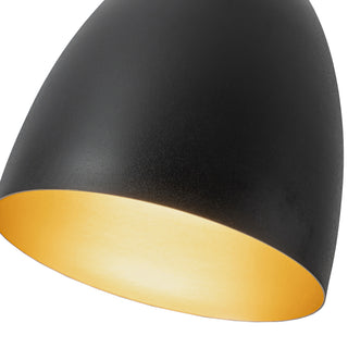 Yarrow 5 in Black Dimmable LED Pendant
