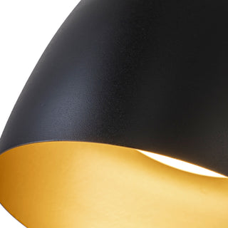 Yarrow 5 in Black Dimmable LED Wall Sconce
