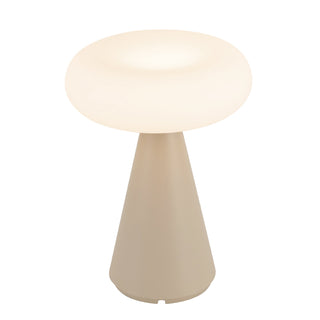 Zest 9 in Sand Dimmable LED Exterior Portable Lamp
